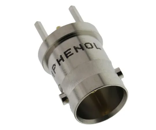 63-4981-06　氨酚直75ΩPCB安装BNC连接器，插孔，镍，通孔终止　B6251C1-NT3G-75