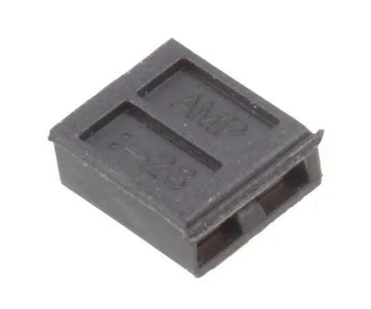 63-5014-27　TEConnectivity Shunt Female Straight Black Open Top 2 Way 1 Row 2.54mm Pitch　1-881545-4