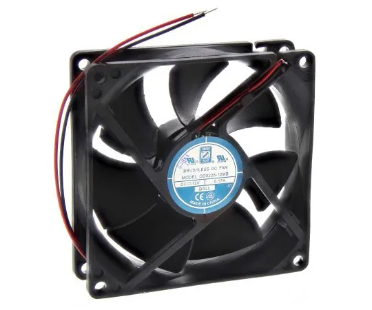 63-4867-46　RS PRO轴向风扇，92.5 x 92.5 x 25 mm, 44 cfm, 2 W, 12 V直流　541-5075