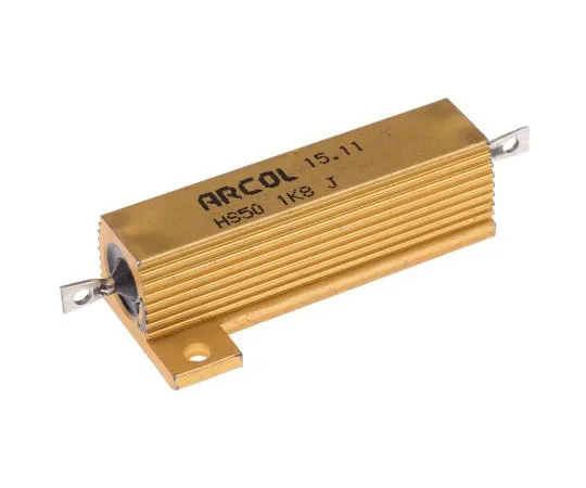 63-5044-23　ArcolHS50系列铝，铝厚轴丝壁板安装电阻，1.8kΩ±5% 50W　HS50 1K8J