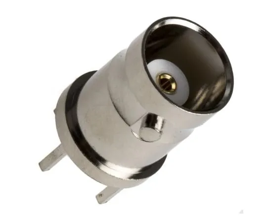 63-4874-52　RS Pro直板50ΩPCB安装BNC连接器，插孔，镍，通孔终止　546-4027