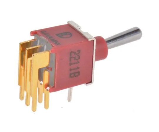 63-5035-98　RS PRO双极双抛 (DPDT) 切换开关，锁定，IP67, PCB　734-7157