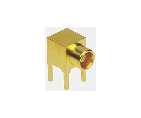 63-4981-28　Amphenol直角通孔MCX连接器插孔，50Ω阻抗，焊点终止，0→6GHz　MCX6252B1-3GT30G-50