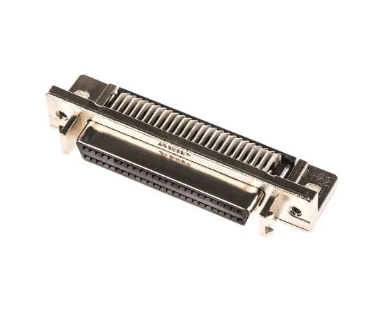 63-5018-19　TE连接放大器。050 III系列，50路直角通孔PCB D子连接器插座，2.54毫米间距，　5787082-5