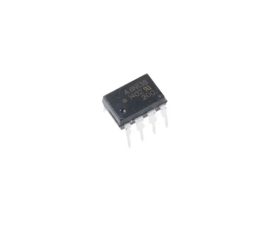 63-4876-16　Broadcom,6N138-000E直流输入达林顿输出光耦合器，通孔，8针PDIP　6N138-000E