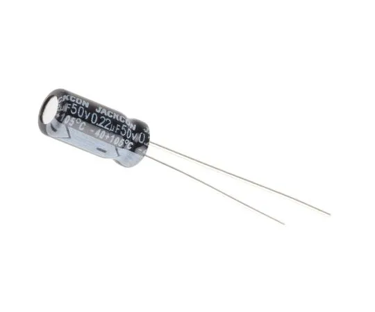63-4998-36　RS PRO220nF50V直流铝电解电容器，通过5号孔 (Dia。)x 11mm+105°5mm 2mm 11mm　711-1390