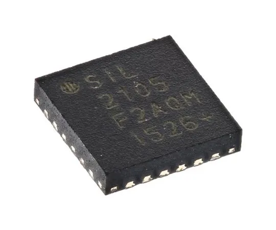 63-5066-01　Silicon LabsCP2105-F01-GM, USB控制器，12Mbps, USB转UART,3→3.6 V,24-PinQFN　CP2105-F01-GM
