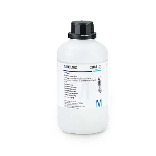 61-0307-06　缓冲液 (硼酸/氯化钾/氢氧化钠) ，可用于SRM NIST和PTB pH 9.00 (20°C) Certipur (R) 109461 1 L　1.09461.1000