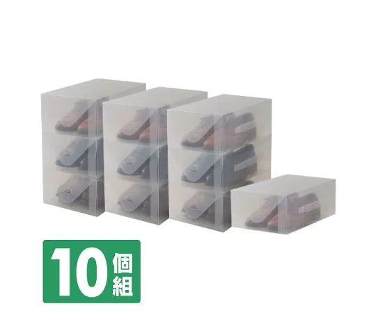64-3281-43　［已停用］透明鞋盒 (男士用)　YTC-CLSM10PCL