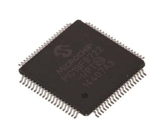 63-5009-28　微芯片，8位PIC微控制器，64MHz, 64 kB闪存，44-PinTQFP　PIC18F46K22-I/PT