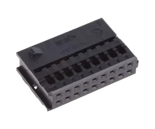 63-5013-59　TEConnectivity微型四联锁系统系列，2列18路电缆安装插座外壳　1355348-1