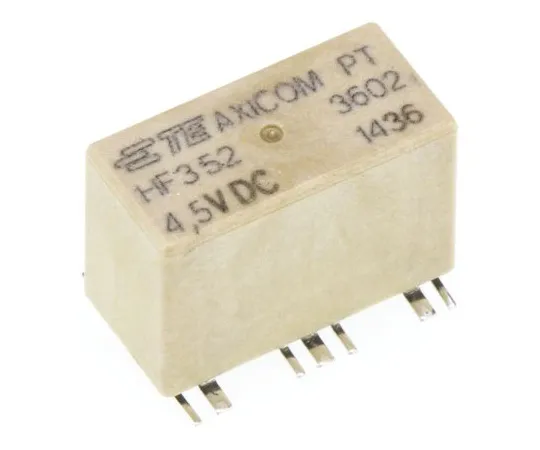 63-4893-14　SPDT PCB安装，RF继电器，3GHz4.5V直流　HF3-52