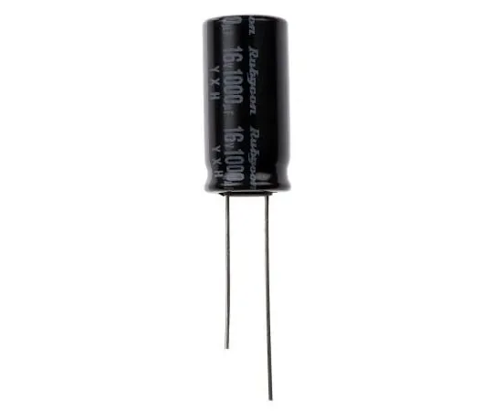 63-5027-54　Rubycon 1000μF16V直流铝电解电容器，通孔10 (Dia。)x 20 mm+105°10mm 5mm　16YXH1000MEFC10X20
