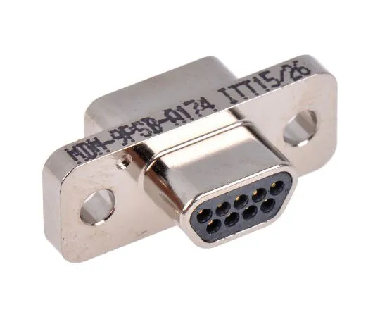 63-5085-43　ITT Cannon MDM系列面板安装，9针D-副连接器插头MicroD　MDM-9PSB-A174