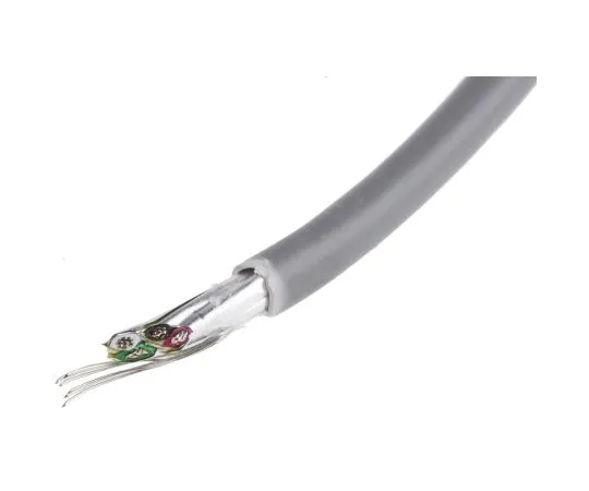 63-5126-59　RS PRO 2对铝箔-PET胶带多对工业电缆 (Euroclass Eca) 灰色100米　812-4690