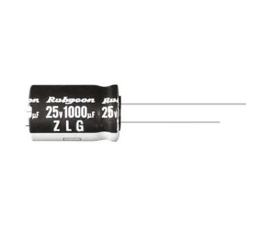 63-5027-72　Rubycon 220μF35V直流铝电解电容器，通孔10 (Dia。)x 12.5mm+105°10mm 5mm　35ZLG220MEFC10X12.5