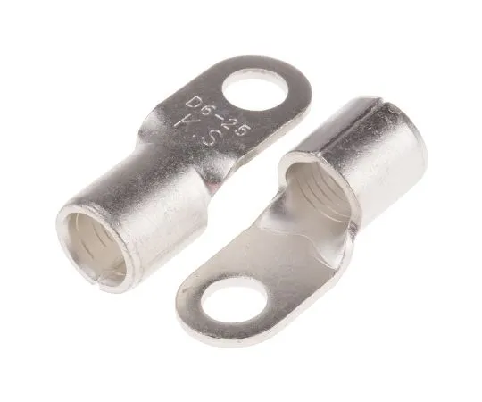 63-5123-23　RS PRO无绝缘压痕环端子，6.5mm螺柱尺寸，25mm2至25mm2线材尺寸　809-2303