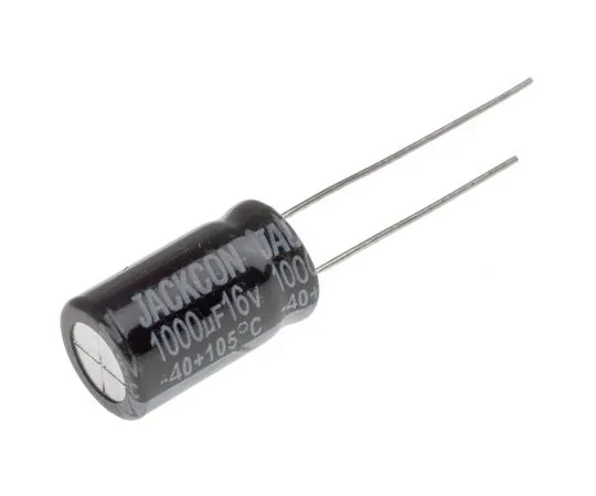 63-4997-96　RS PRO 1000μF16V直流铝电解电容器，通孔10 (Dia。)x 17mm+105°10mm 5mm 17mm　711-0996