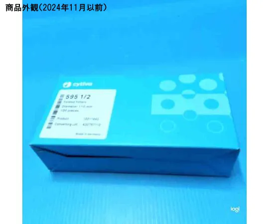 62-6169-42　Folded Filter Paper (Grade 595 1/2 110 mm) 1 Pack (100 Sheets)　10311643