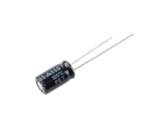 63-4984-98　Rubycon 220μF16V直流铝电解电容器，通孔6.3 (Dia。)x 11 mm+105°6.3mm 2.5mm　16ZLH220MEFC6.3X11