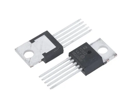 63-4933-32　微芯片TC622VAT,温度传感器-40→+125°C±5°C模拟，5针TO-220　TC622VAT