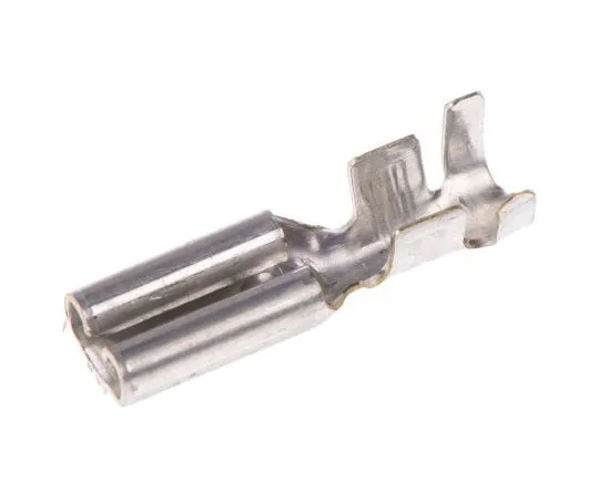 63-5013-98　TE连接FASTON。110系列压痕收发器，2.79 x 0.5毫米，0.5毫米2至1.5毫米2, 20AWG至15AWG,镀锡　180437-2