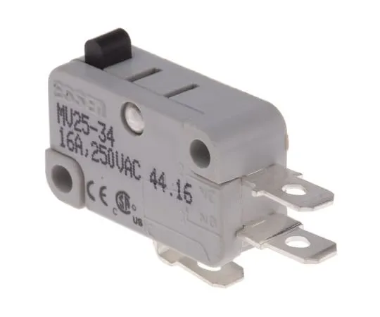 63-5117-87　SPDT Push Button Microswitch, 16 A@250 V ac　804-6234