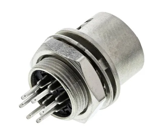 63-5105-89　广濑HR10系列面板安装连接器，6触点插座　HR10A-7R-6SB(73)