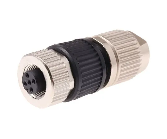 63-4896-31　哈雷克斯M12系列M12电缆安装连接器，4个触点插座　21032122305