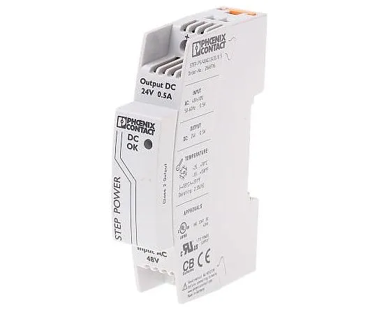 63-5043-73　Phoenix触点，STEP-PS/48AC/24DC/0.5 PSU,24V直流输出电压，500mA输出电流　2868716