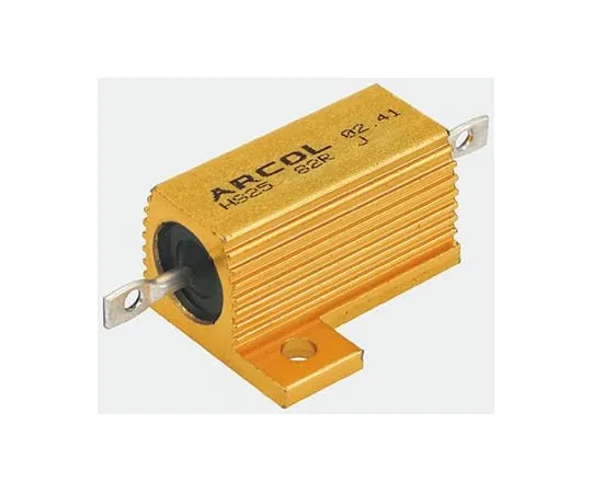 63-4891-91　ArcolHS15系列铝合金厚板轴向线材贴装电阻，1.2Ω±5% 15W　HS15 1R2 J