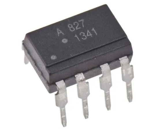 63-4972-28　Broadcom,ACPL-827-000E直流输入晶体管输出双光耦合器，通孔，8针PDIP　ACPL-827-000E