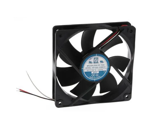 63-4893-97　RS PRO轴向风扇120 x 120 x 25mm, 89cfm, 5W, 12 V直流　619-6494