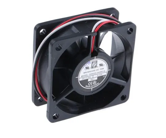 63-4894-12　RS PRO轴向风扇60 x 60 x 25mm, 24cfm,3.5W, 24 V直流　619-7100
