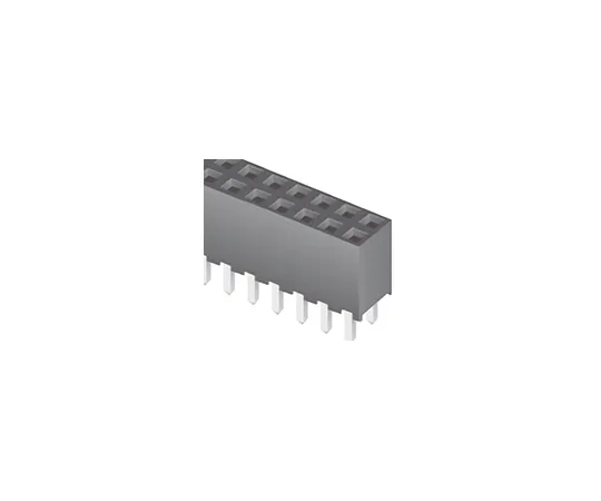 63-5082-58　SAMTECSQW系列2mm间距8路2线直PCB插座，通孔，焊点终止　SQW-104-01-L-D