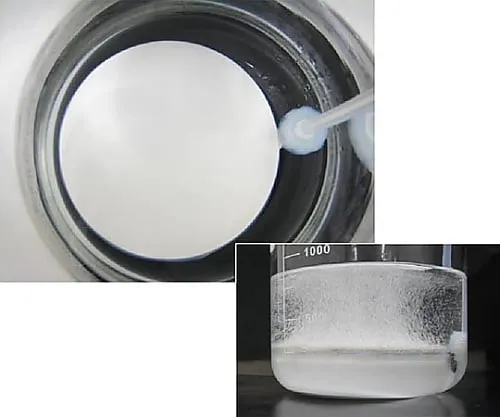 61-3534-51　聚四氟乙烯气泡圆型55Φ×26H　NR1049-01