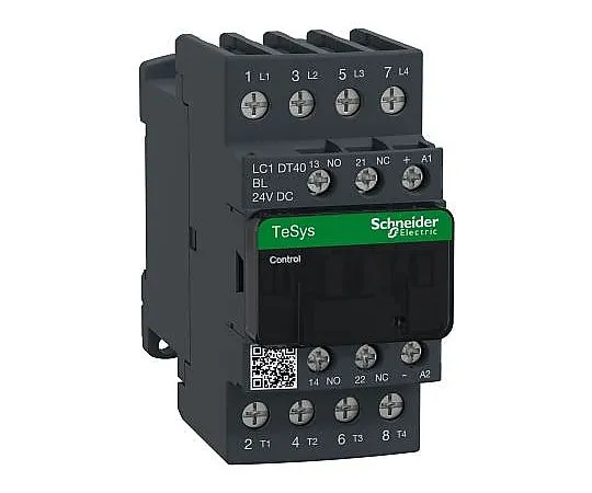63-5049-25　施耐德电气4极接触器，40 A, 24 V直流线圈，TeSys D, 4NO　LC1DT40BL