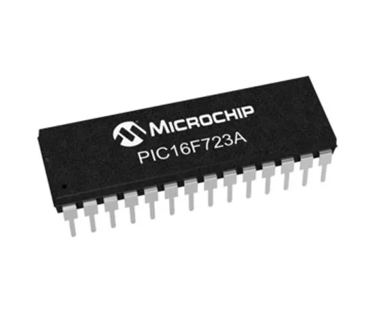 63-5009-45　单片机PIC16F723A-I/SP,8位PIC单片机，20MHz, 4096字闪存，28-PinSPDIP　PIC16F723A-I/SP