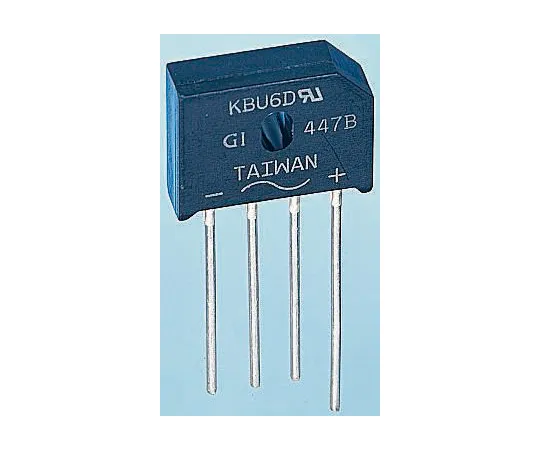 63-5121-05　安森美半导体GBU6D,桥式整流器，6A200V,4引脚GBU　GBU6D