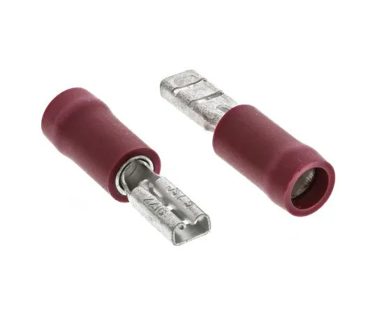 63-4964-69　JST FVDDF系列红色绝缘外壳，2.79×0.5mm,0.25mm2至1.65mm2,22AWG至16AWG。　FVDDF1.25-110A-5(S)(LF)