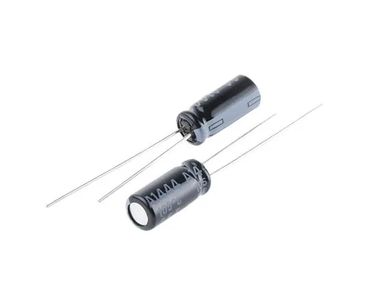 63-5052-82　Rubycon 10μF63V直流铝电解电容器，通过5孔 (Dia。)x 11 mm+105°5mm 2mm　63YXJ10M5X11