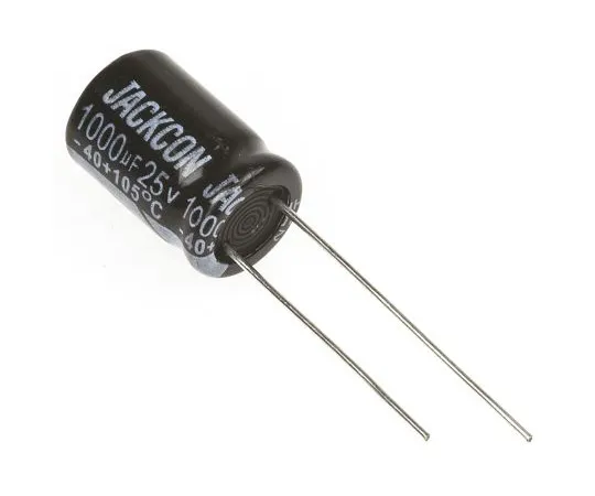 63-4998-11　RS PRO 1000μF25V直流铝电解电容器，通孔10 (Dia。)x 15mm+105°10mm 5mm 15mm　711-1148