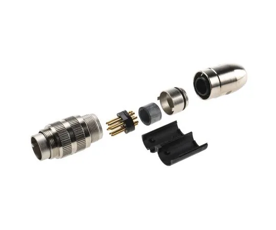63-4976-07　Lumberg 8极丁插头，DIN EN 60529, 5A, 60 V acIP68　0332 08-1