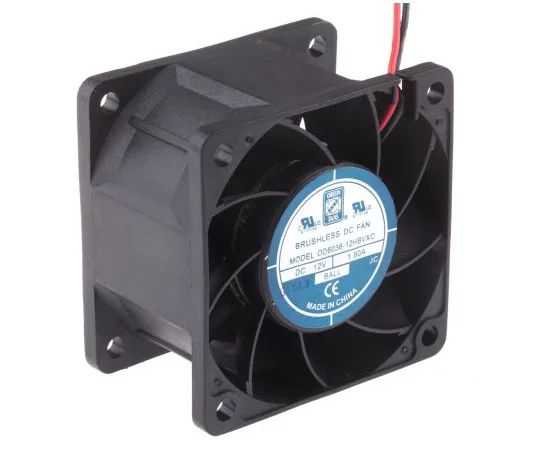63-4984-33　RS PRO轴向风扇60 x 60 x 38mm, 61cfm,17W, 12 V直流　703-3436