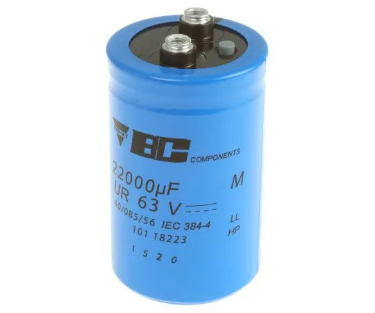 63-4952-33　Vishay 22000μF63V直流铝电解电容器，底盘安装50 (Dia。)x 80 mm+85°50mm　MAL210118223E3