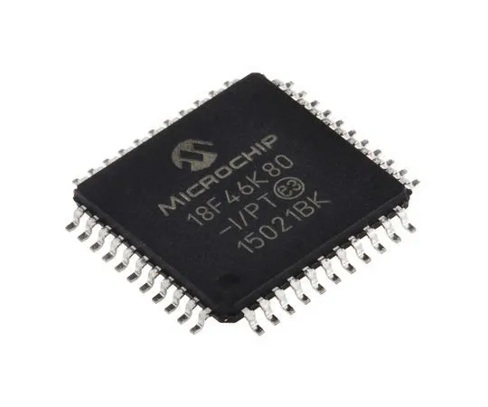 63-5009-31　微芯片，8位PIC微控制器，64MHz, 64 kB闪存，44-PinTQFP　PIC18F46K80-I/PT