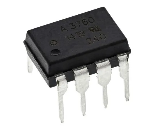 63-4876-41　Broadcom,HCPL-3760-000E交直流输入，Darlington输出光电耦合器，通孔，8针PDIP　HCPL-3760-000E