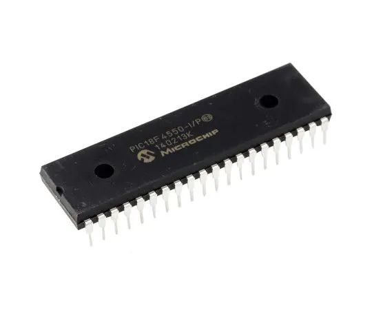 63-4895-97　单片机PIC18F4550-I/P,8位PIC单片机，48MHz, 32 kB, 256 B闪存，40针PDIP　PIC18F4550-I/P