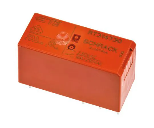63-4947-49　TEConnectivityRT1SPDT非锁定继电器PCB安装，230V线圈，16A　RT314730