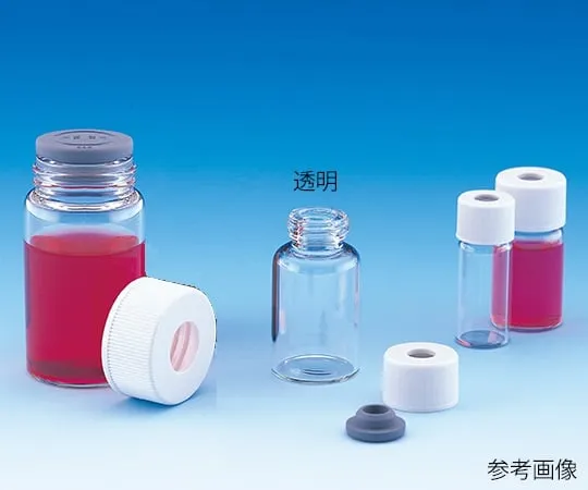 62-9974-51　气相色谱仪垂直透明 (Melamine Cap/Butyl Rubber Stopper Standard Set) 3 mL 100片SVG -3　203230